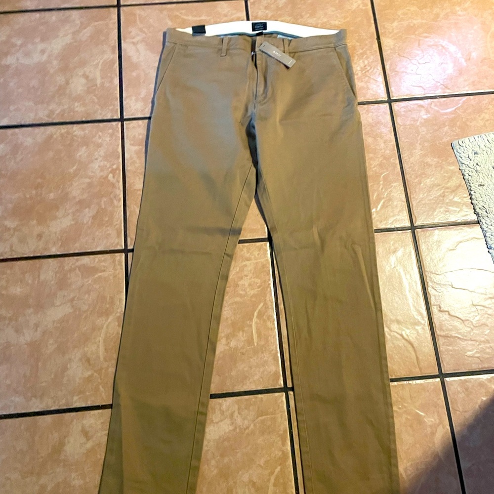 NWT J. Crew 484 Slim Stretch Chinos